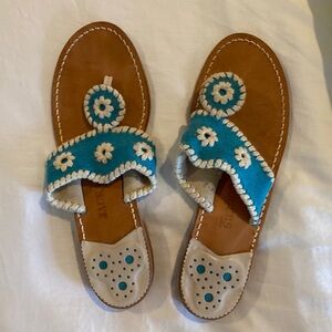 Jack rogers - like new blue sandals